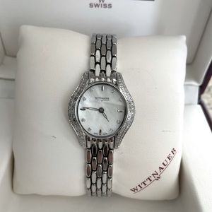 Wittnauer Swiss Watch- silver and diamond